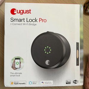 August Smart Lock Pro + Connect Hub - Wi-Fi Smart Lock for Keyless Entry